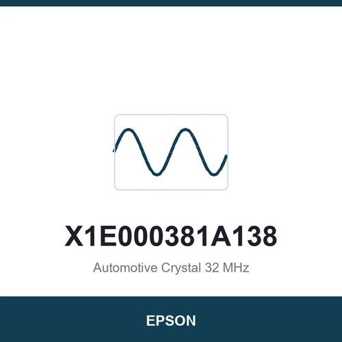 EPSON X1E000381A138 Automotive Crystal 32 MHz 2016