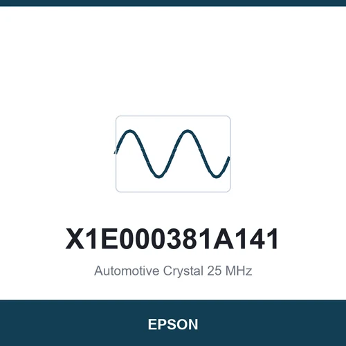 EPSON X1E000381A141 Automotive Crystal 25 MHz 2016
