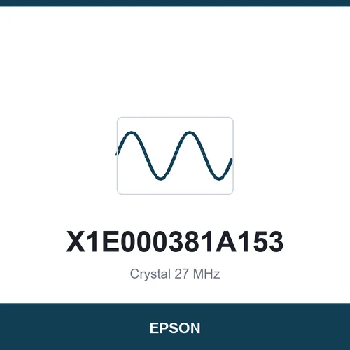 EPSON X1E000381A153 Crystal 27 MHz 2016