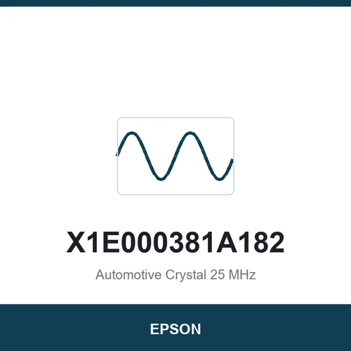 EPSON X1E000381A182 Automotive Crystal 25 MHz 2016