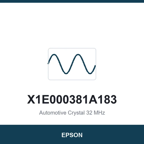 EPSON X1E000381A183 Automotive Crystal 32 MHz 2016