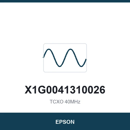 EPSON X1G0041310026 TCXO 40MHz 2016