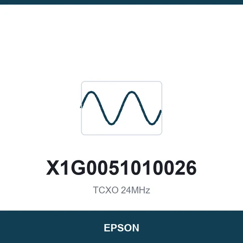 EPSON X1G0051010026 TCXO 24MHz 3225