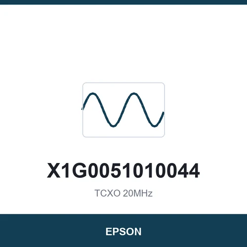 EPSON X1G0051010044 TCXO 20MHz 3225