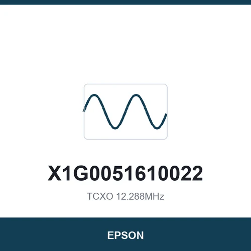 EPSON X1G0051610022 TCXO 12.288MHz 2520