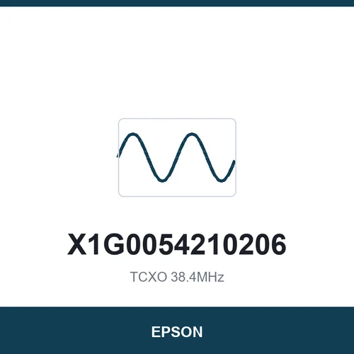 EPSON X1G0054210206 TCXO 38.4MHz 2520