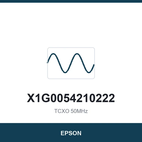 EPSON X1G0054210222 TCXO 50MHz 2520