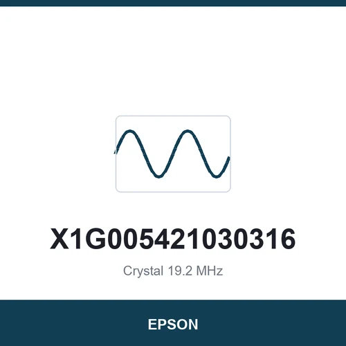 EPSON X1G005421030316 Crystal 19.2 MHz 2520