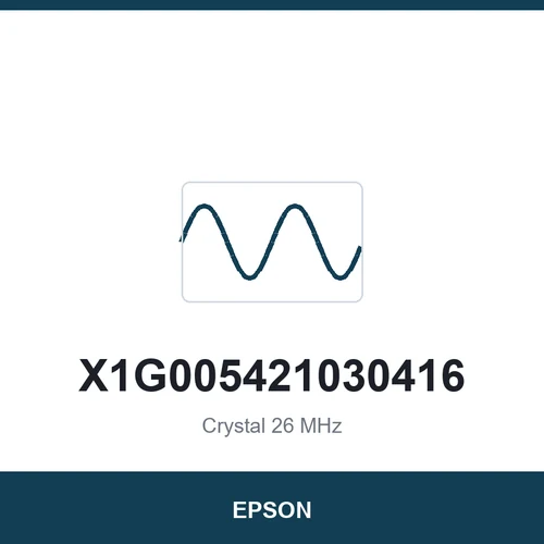 EPSON X1G005421030416 Crystal 26 MHz 2520