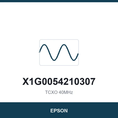 EPSON X1G0054210307 TCXO 40MHz 2520