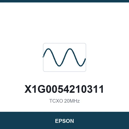 EPSON X1G0054210311 TCXO 20MHz 2520