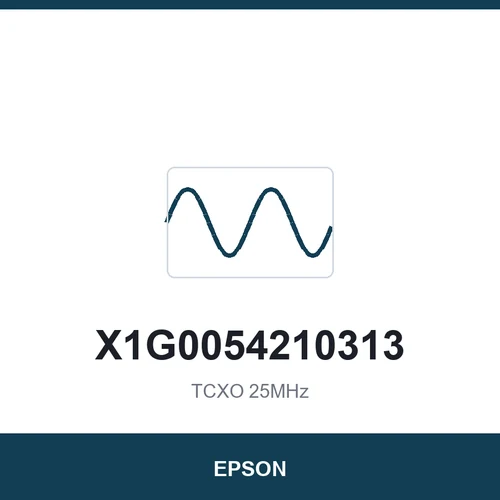 EPSON X1G0054210313 TCXO 25MHz 2520