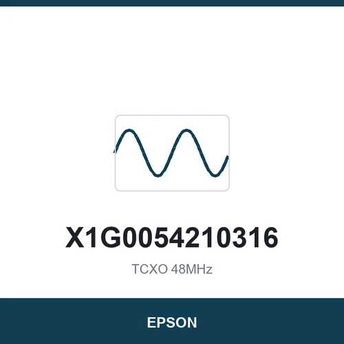 EPSON X1G0054210316 TCXO 48MHz 2520