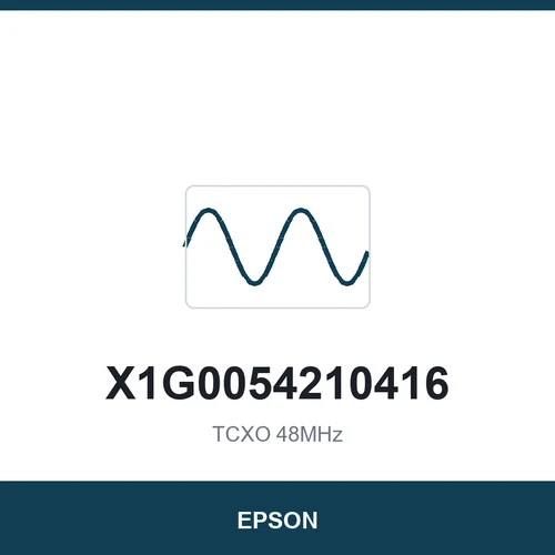 EPSON X1G0054210416 TCXO 48MHz 2520