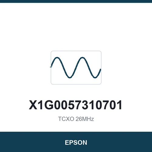 EPSON X1G0057310701 TCXO 26MHz 2016